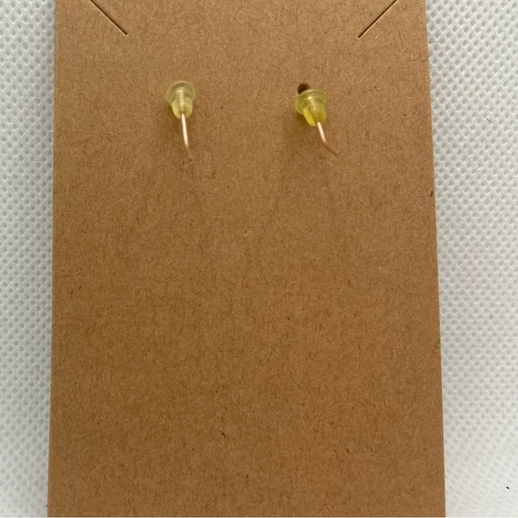 Intricate Gold Filigree Teardrop Earrings - Picture 2 of 3